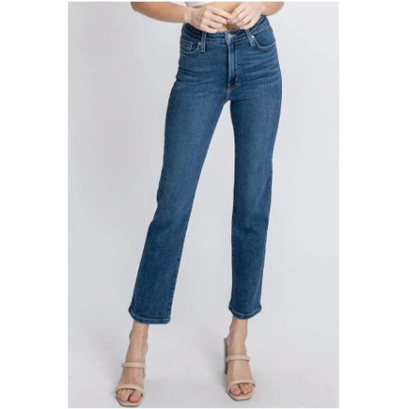 LTJ  Letters to Juliet NWT Siena High Rise Straight Dark Denim Jean // 24 - Picture 1 of 9